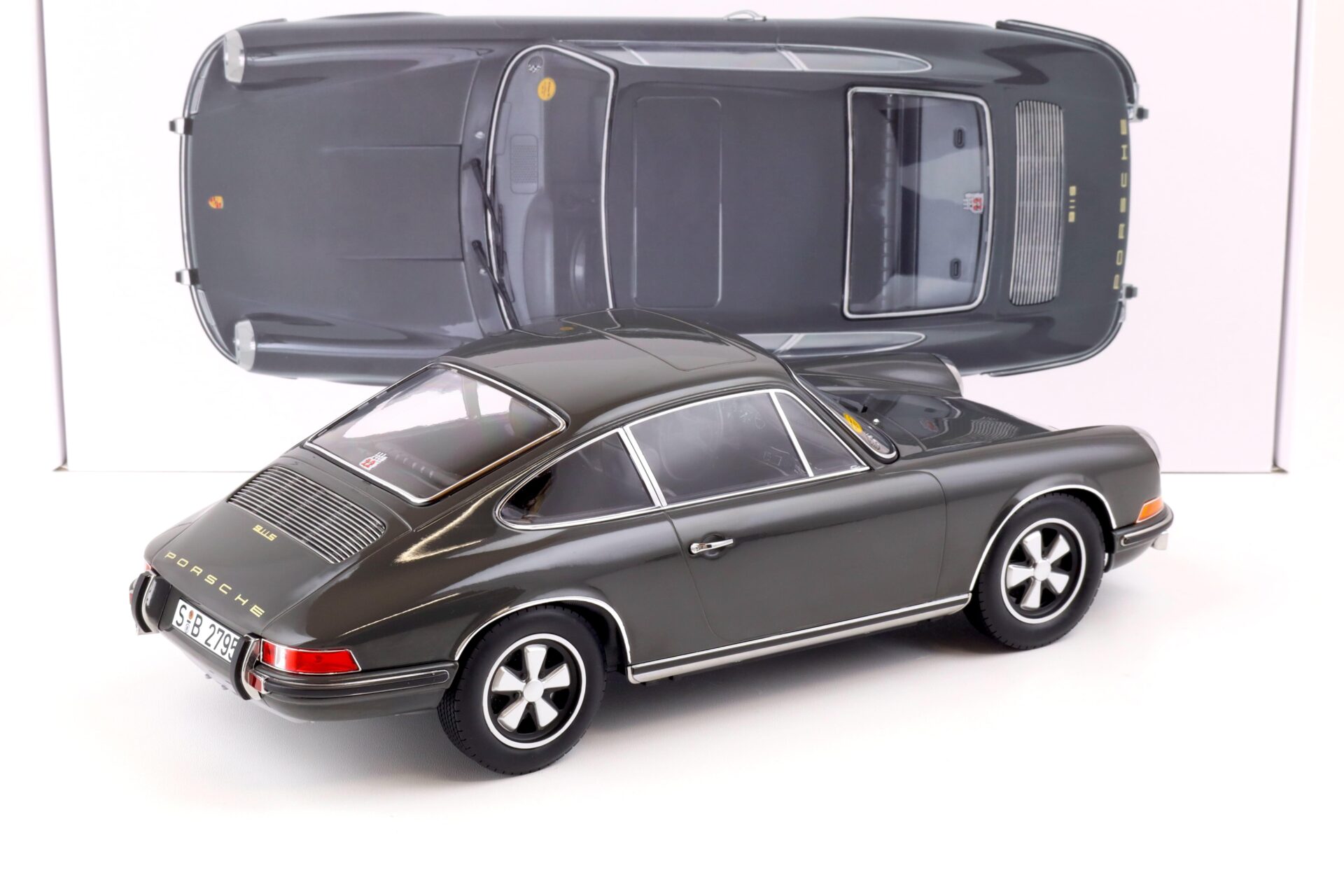 1:12 Norev Porsche 911 S Coupe 1970 Slate grey Steve McQueen 127513