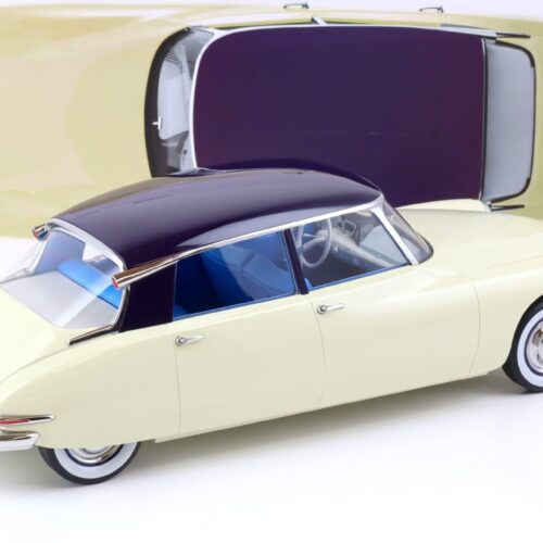 1:12 Norev Citroen DS 19 Champagne & Aubergine 1956