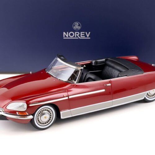 1:18 Norev Citroen DS 21 Palm Beach 1968 Ruby red - Limited 300 pcs.