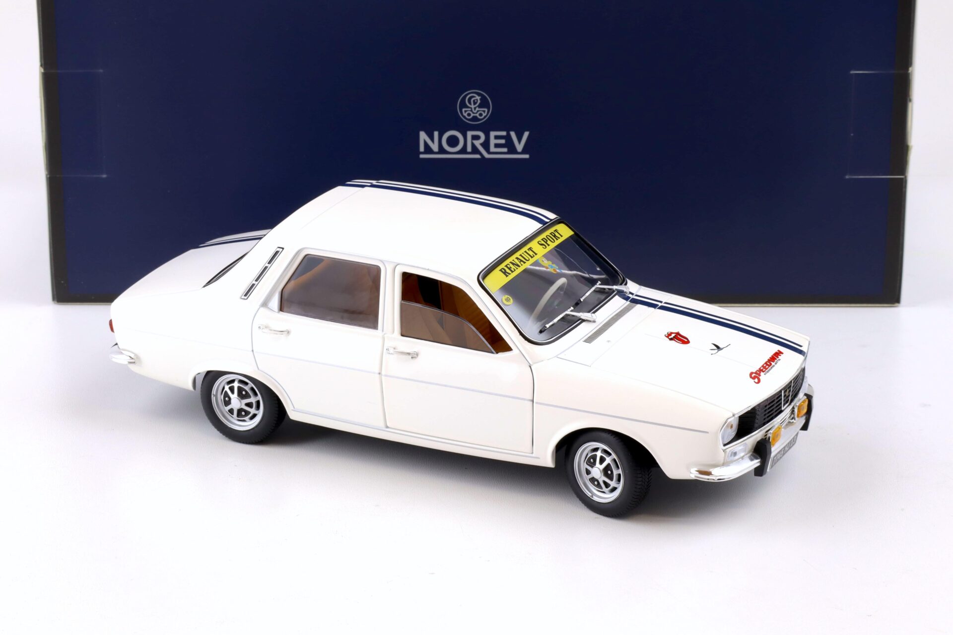 1:18 Norev Renault 12 Tuning 1993 white Fadas de Marseille - Limited 300 pcs.