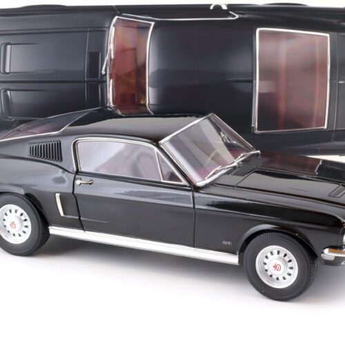 1:12 Norev Ford Mustang Fastback Coupe 1968 black 122700