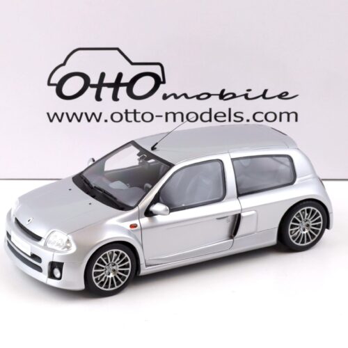 1:18 OTTO mobile OT1034 Renault Clio V6 Phase 1 silver 2001