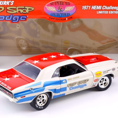 1:18 Highway61 Supercar 1971 Dodge Hemi Challenger SS/DA Gil Kirk´s Rod Shop