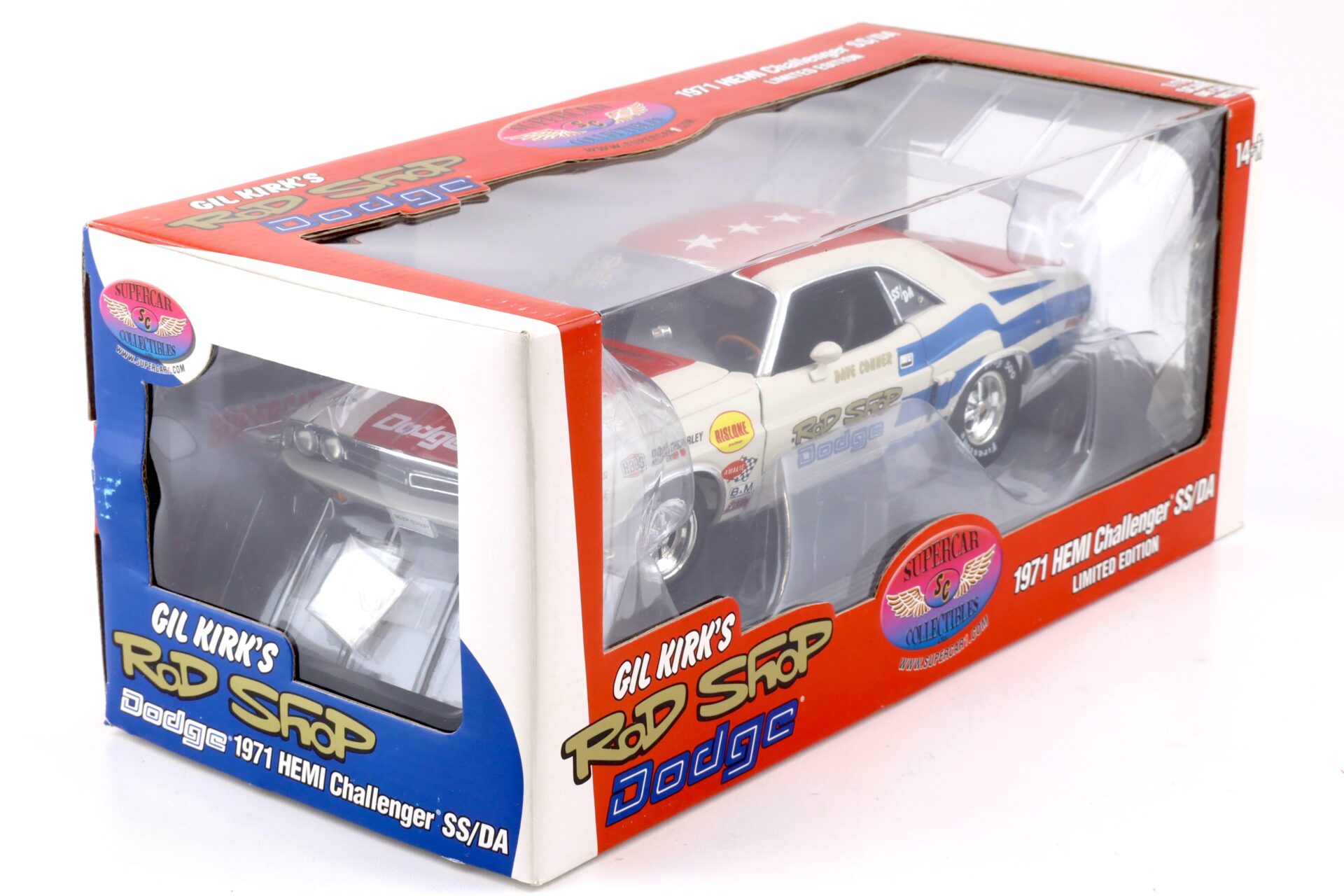 1:18 Highway61 Supercar 1971 Dodge Hemi Challenger SS/DA Gil Kirk´s Rod Shop