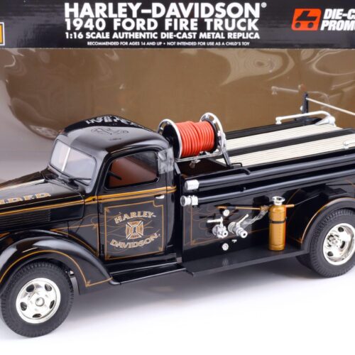 1:16/ 1:18 Highway61 HARLEY DAVIDSON 1940 Ford Fire Truck black 81044