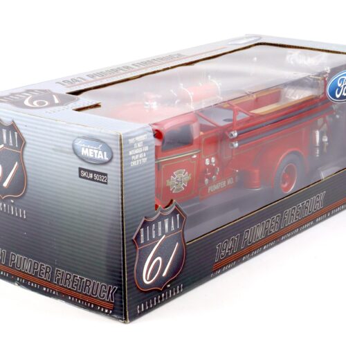 1:16/ 1:18 Highway61 Ford Pumper Firetruck 1941 red Fire Department