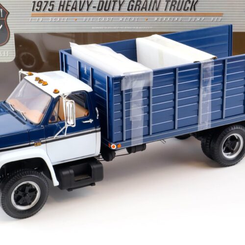 1:16/ 1:18 Highway61 Chevrolet Heavy Duty C65 Grain Truck 1975 blue/ white