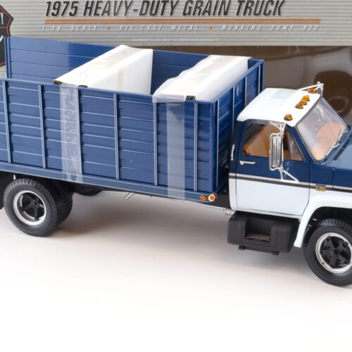 1:16/ 1:18 Highway61 Chevrolet Heavy Duty C65 Grain Truck 1975 blue/ white