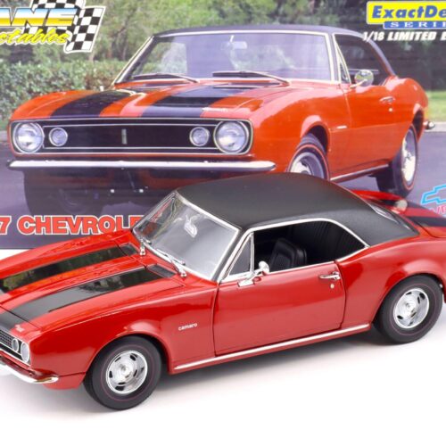 1:18 Exact Detail Chevrolet Camaro Z-28 Coupe 1967 red/ black vinyl roof