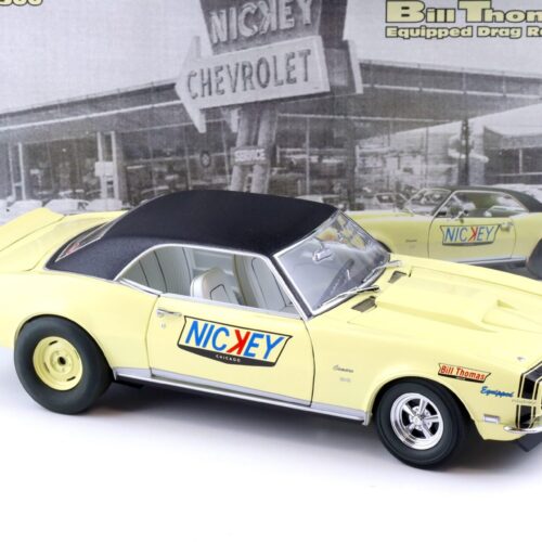 1:18 Exact Detail 1968 NICKEY Chevrolet Camaro SS/RS 427 Bill Thomas beige
