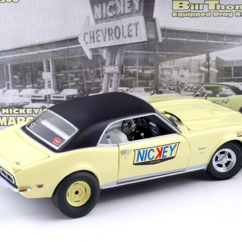 1:18 Exact Detail 1968 NICKEY Chevrolet Camaro SS/RS 427 Bill Thomas beige