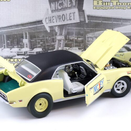 1:18 Exact Detail 1968 NICKEY Chevrolet Camaro SS/RS 427 Bill Thomas beige