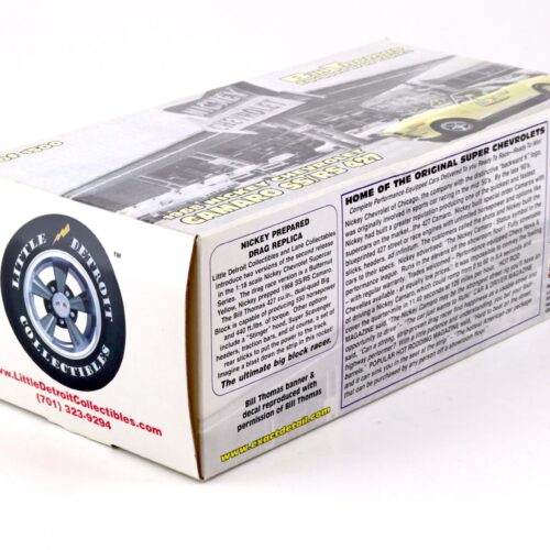 1:18 Exact Detail 1968 NICKEY Chevrolet Camaro SS/RS 427 Bill Thomas beige