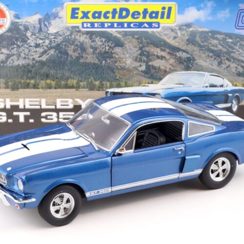 1:18 Exact Detail Shelby GT 350 Coupe 1966 blue/ white stripes WCC116
