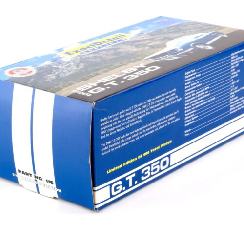 1:18 Exact Detail Shelby GT 350 Coupe 1966 blue/ white stripes WCC116