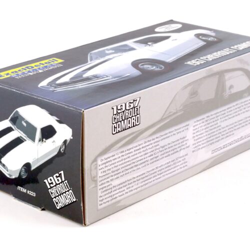 1:18 Exact Detail 1967 Chevrolet Camaro Coupe white/ black stripes WCC223