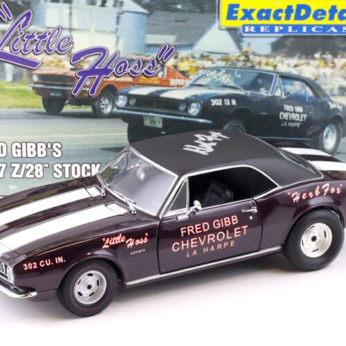 1:18 Exact Detail FRED GIBBÂ´s 1967 Chevrolet Camaro Z/28 Stock Eliminator Little Hoss