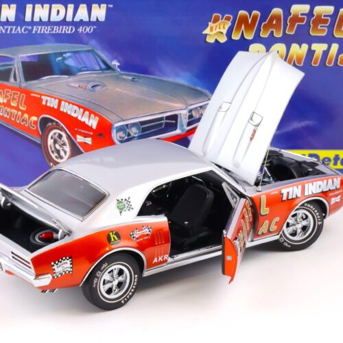 1:18 Exact Detail Pontiac Firebird 400 Tin Indian Knafel Pontiac red/ silver WCC401