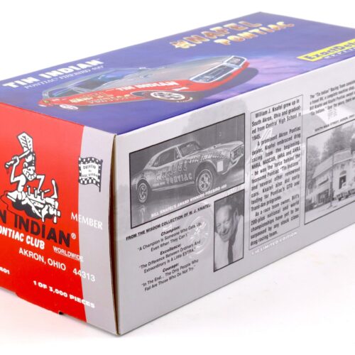 1:18 Exact Detail Pontiac Firebird 400 Tin Indian Knafel Pontiac red/ silver WCC401