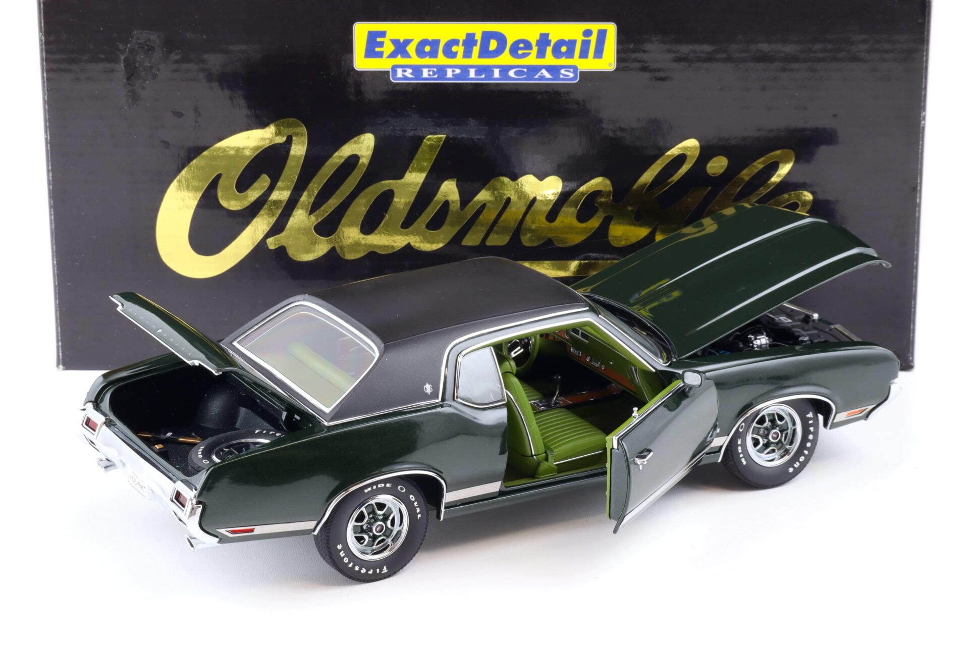 1:18 Exact Detail 1971 Oldsmobile Cutlass Supreme SX Coupe antique Jade WCC310A