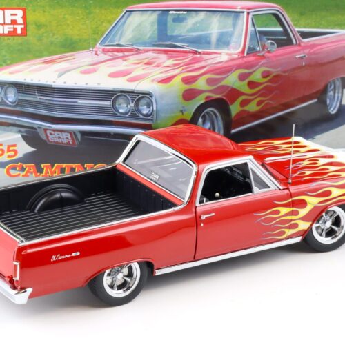 1:18 Exact Detail 1965 Chevrolet El Camino Car Craft red with flames WCC508