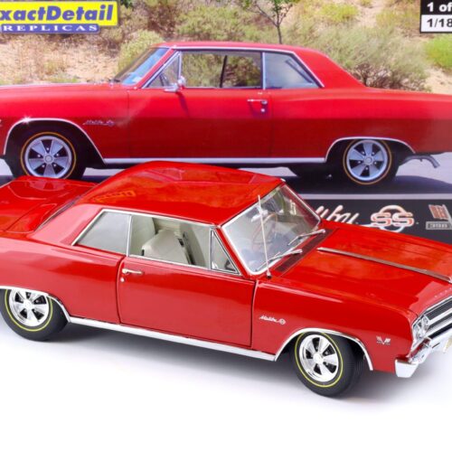1:18 Exact Detail Chevrolet Chevelle Z16 Malibu SS Coupe 1965 red WCC501