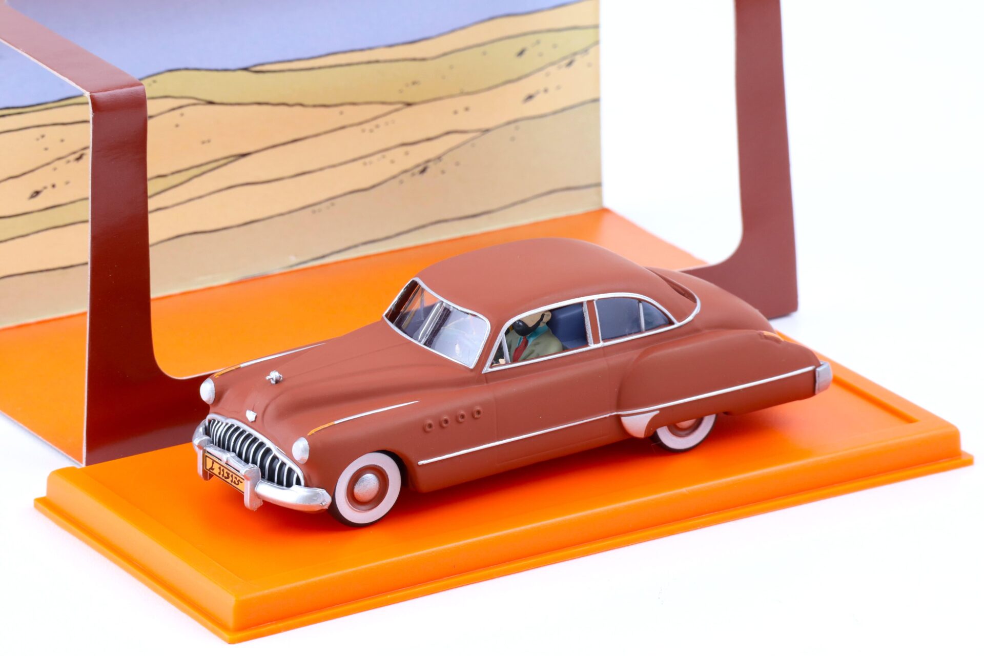 1:43 TINTIN Buick Roadmaster darkred "Tim und Struppi"