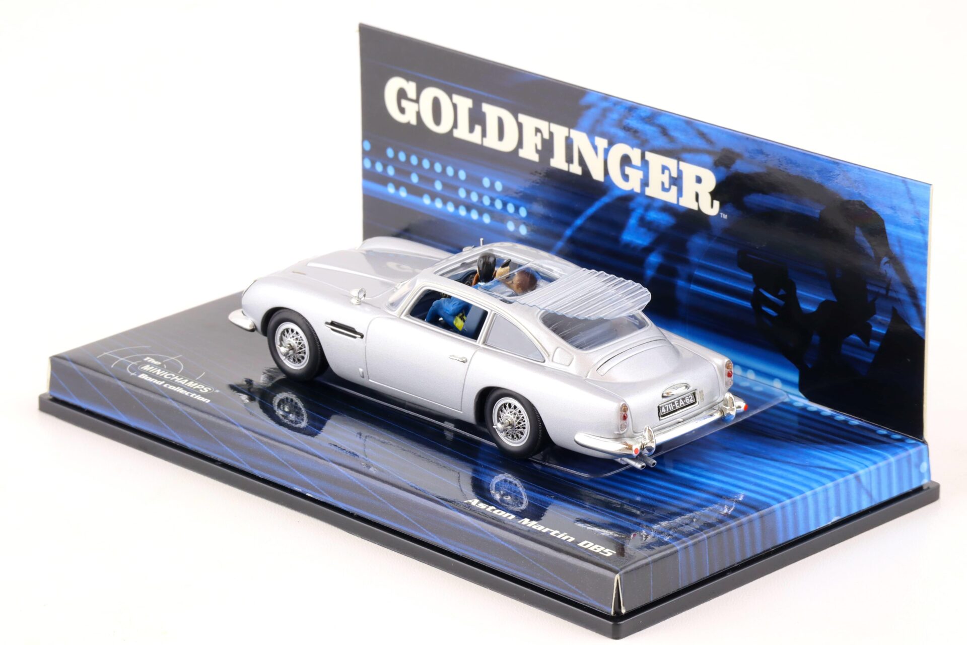 1:43 Minichamps Aston Martin DB5 Coupe open roof James Bond 007 Goldfinger
