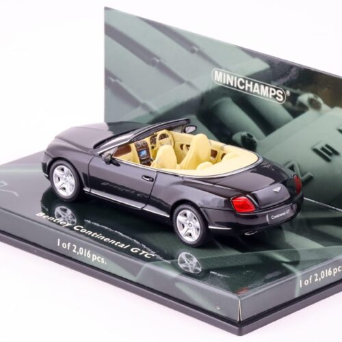 1:43 Minichamps Bentley Continental GTC Convertible 2006 black