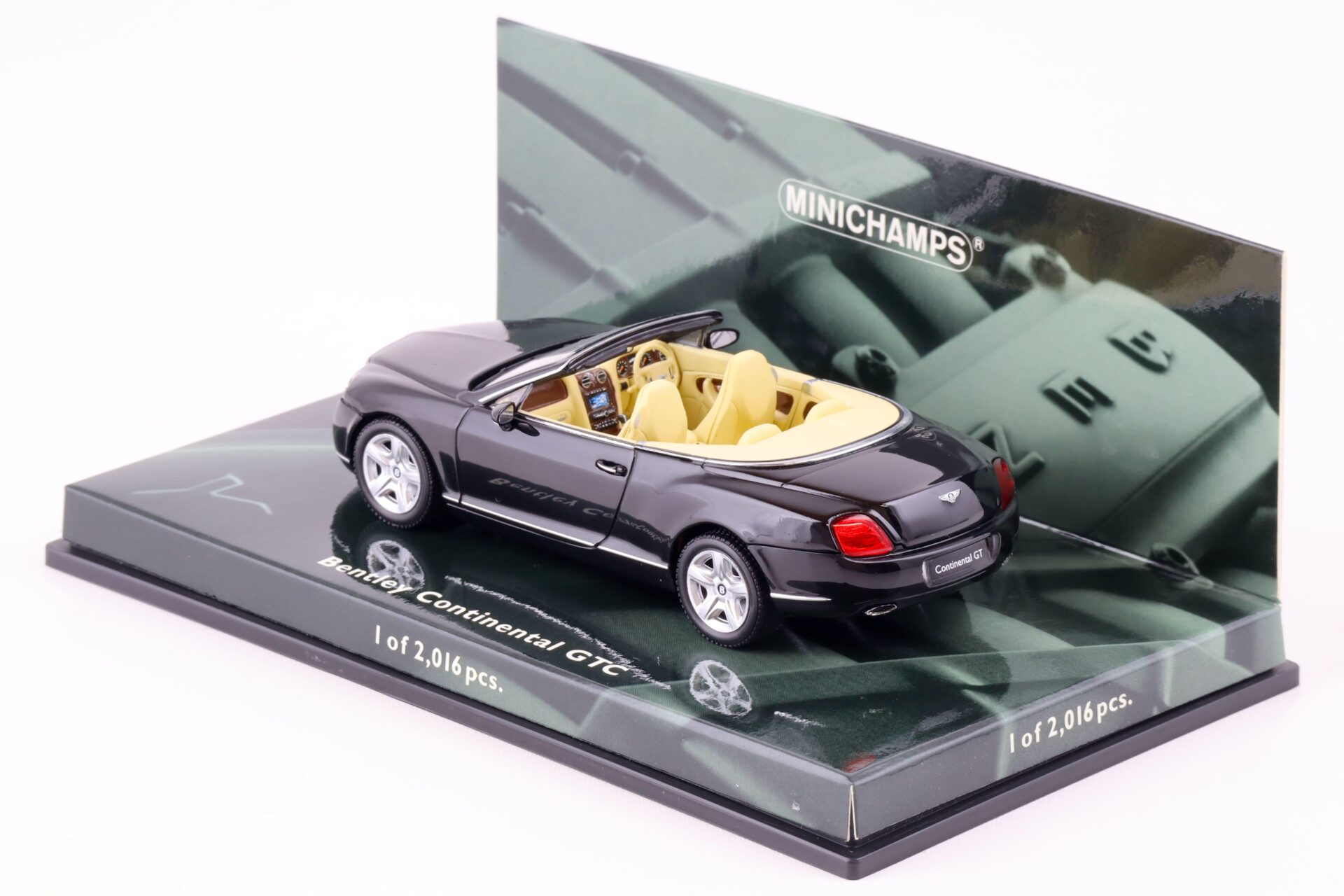 1:43 Minichamps Bentley Continental GTC Convertible 2006 black