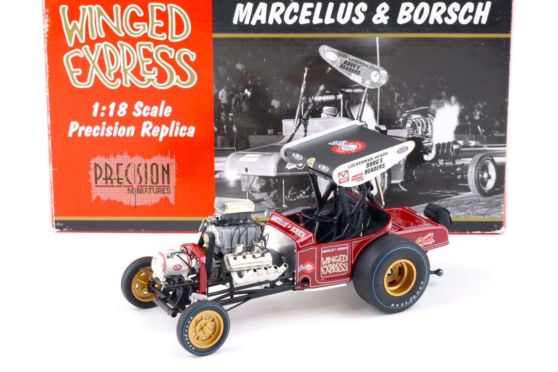 1:18 Precision Miniatures Winged Express Marcellus & Borsch PRM01
