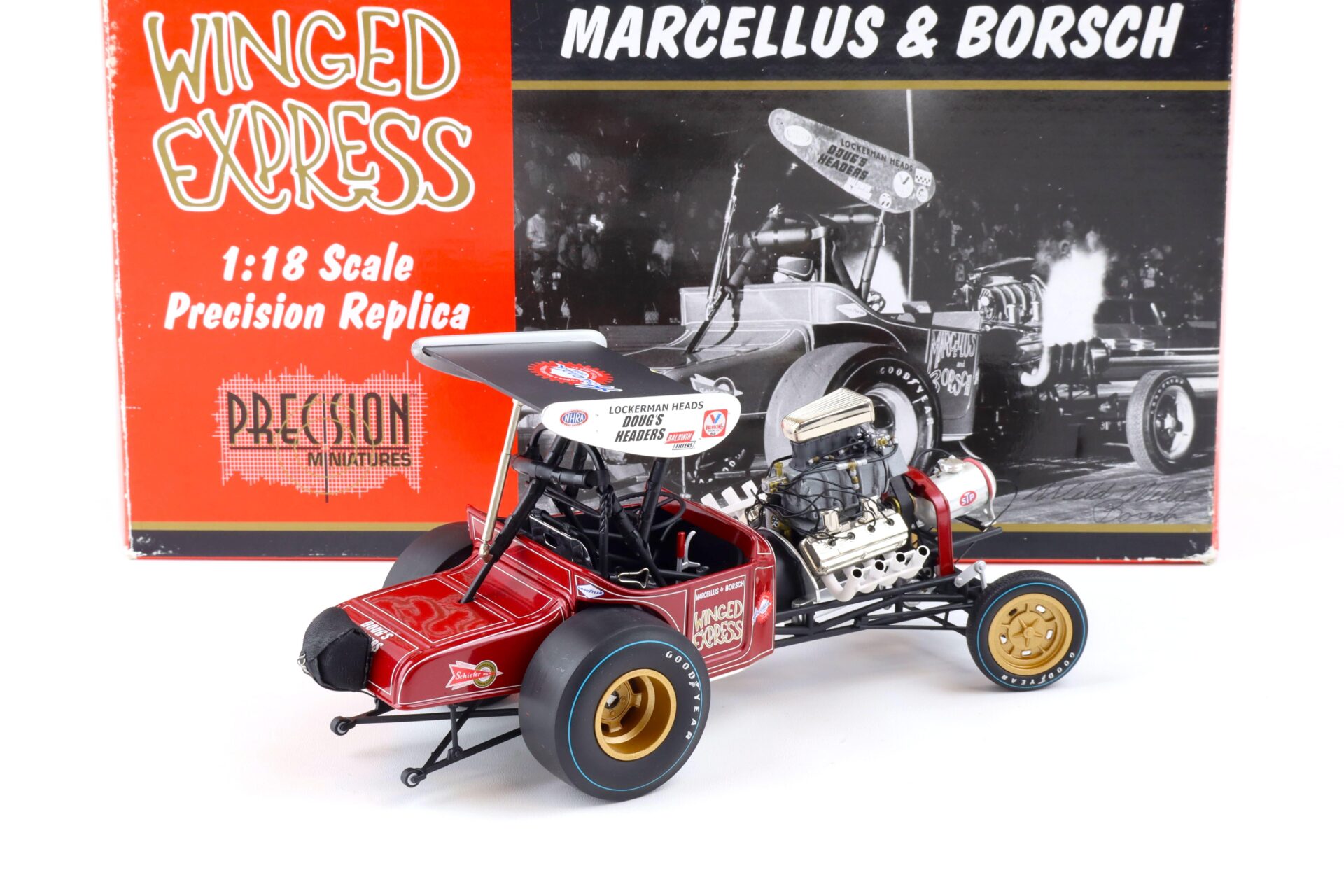 1:18 Precision Miniatures Winged Express Marcellus & Borsch PRM01