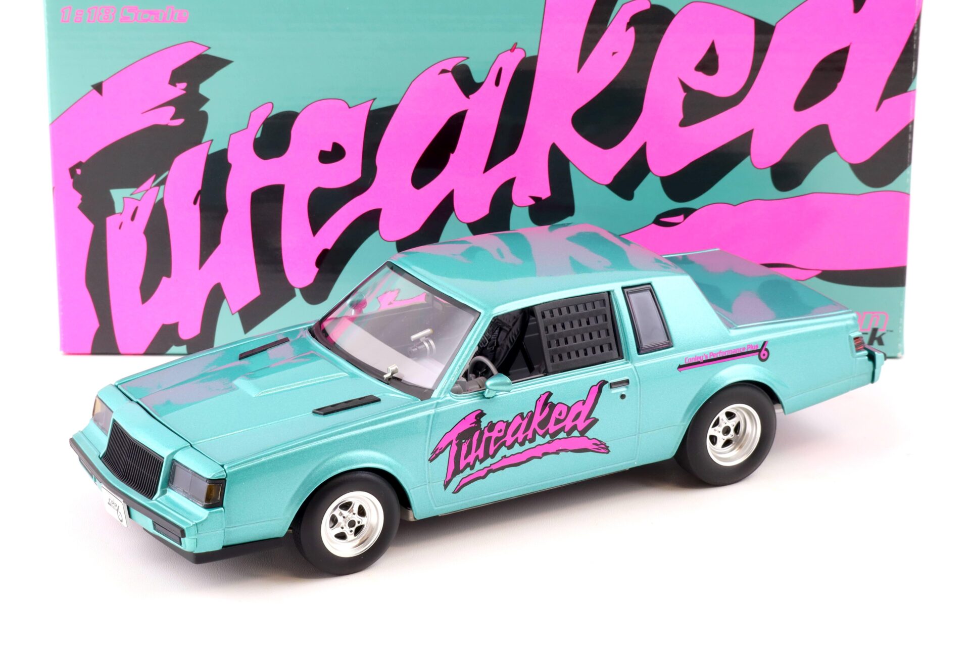 1:18 GMP 1983 Buick Regal Grand National Drag Buick Tweaked green 8010