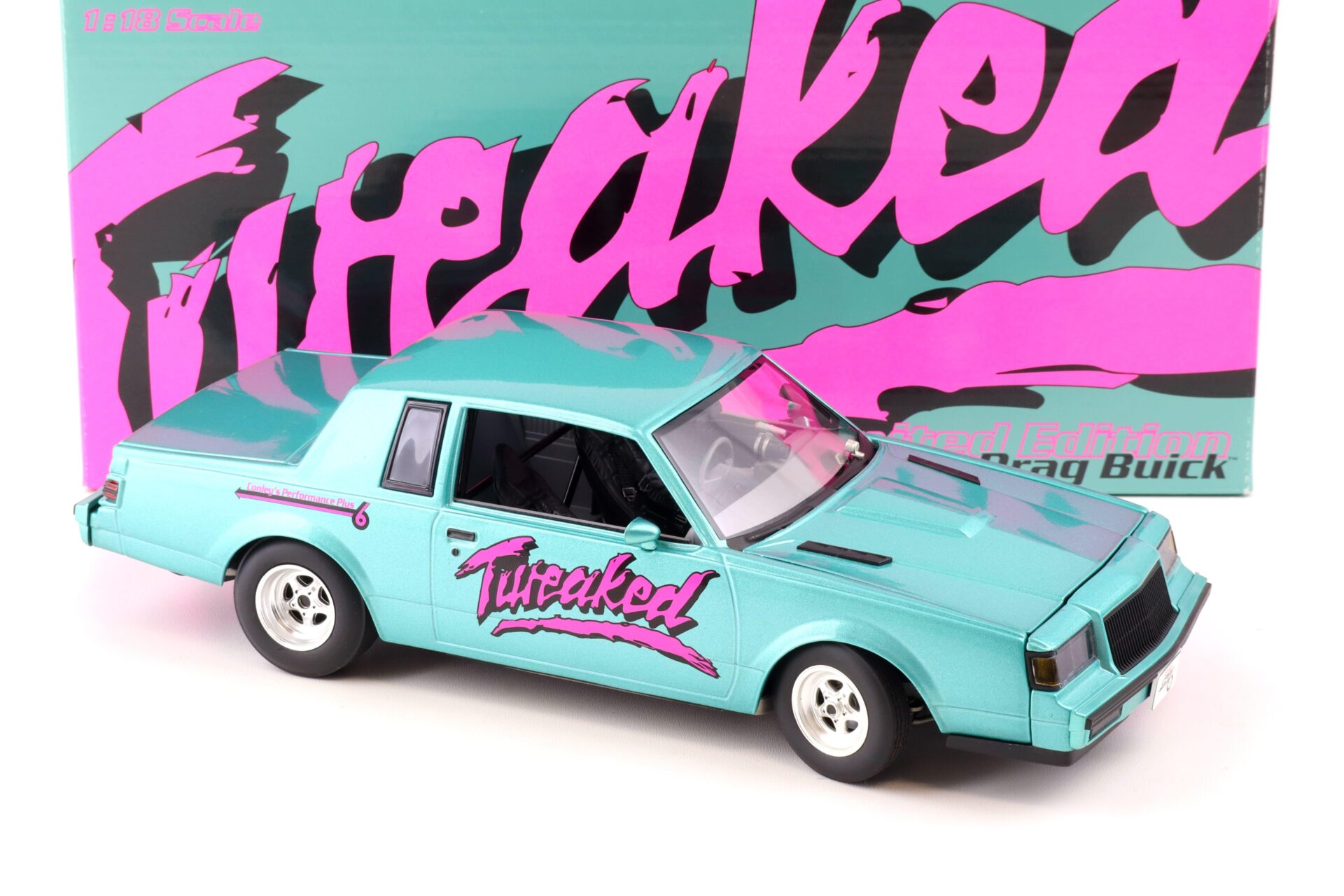 1:18 GMP 1983 Buick Regal Grand National Drag Buick Tweaked green 8010