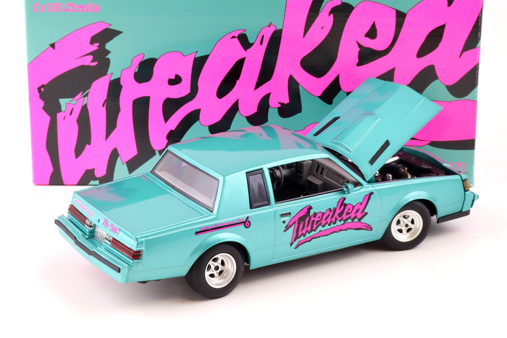 1:18 GMP 1983 Buick Regal Grand National Drag Buick Tweaked green 8010