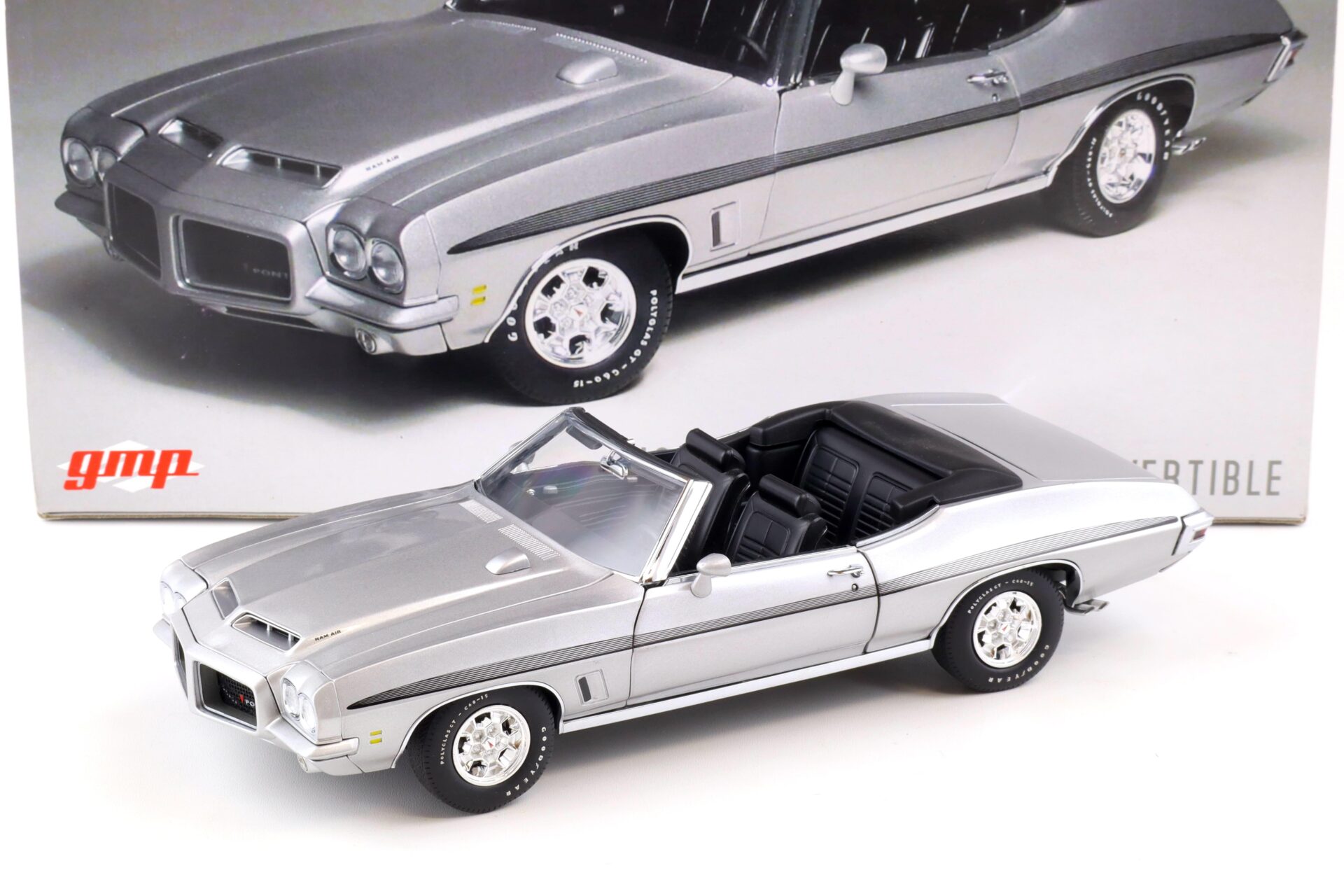 1:18 GMP 1972 Pontiac Lemans Convertible silver metallic 8049