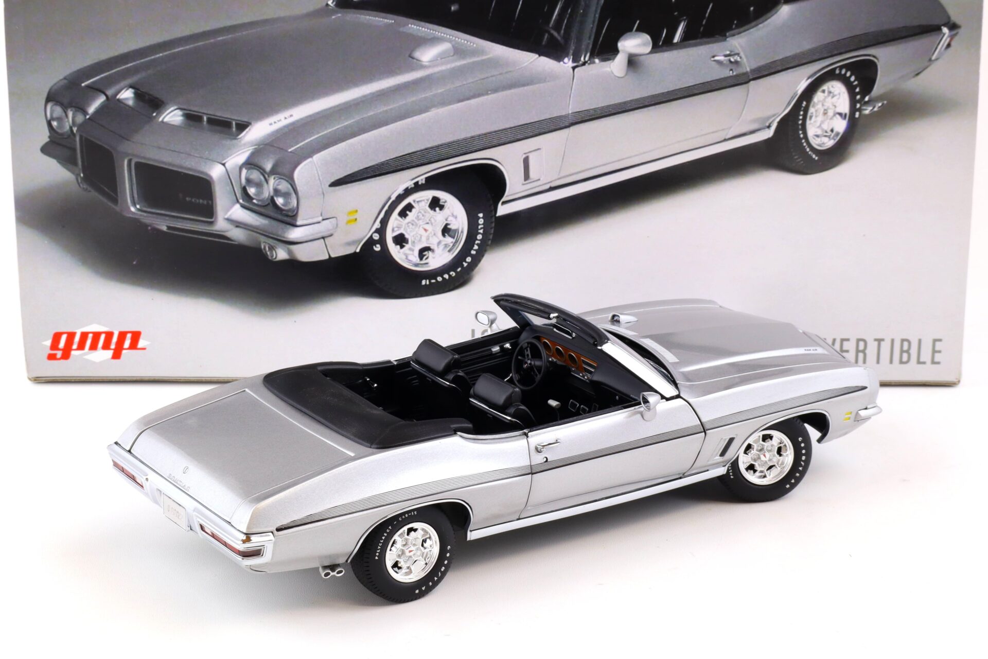 1:18 GMP 1972 Pontiac Lemans Convertible silver metallic 8049
