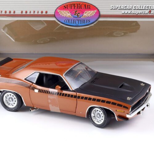 1:18 Highway61 Supercar 1970 Plymouth AAR Cuda Coupe brown metallic 50237B