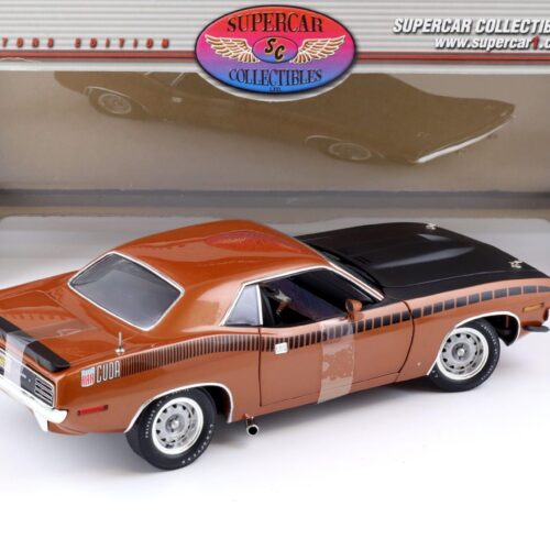 1:18 Highway61 Supercar 1970 Plymouth AAR Cuda Coupe brown metallic 50237B