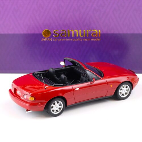 1:18 Kyosho Samurai Mazda MX-5 Eunos Roadster RHD red KSR18031R
