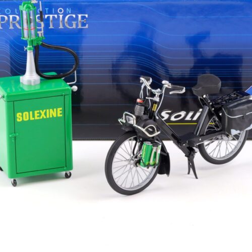 1:10 Solido Solex 3800 black + Pompe Zapfsäule green 1966
