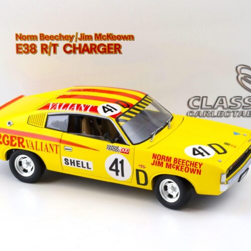 1:18 Classic Carlectables Chrysler E38 R/T Charger 1971 Bathurst Works Entry Beechey #41