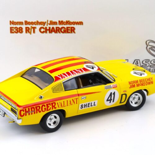 1:18 Classic Carlectables Chrysler E38 R/T Charger 1971 Bathurst Works Entry Beechey #41