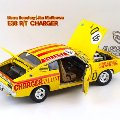 1:18 Classic Carlectables Chrysler E38 R/T Charger 1971 Bathurst Works Entry Beechey #41
