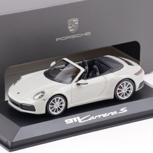 1:43 Minichamps Porsche 911 (992) Carrera S Cabriolet chalk/ black WAP DEALER