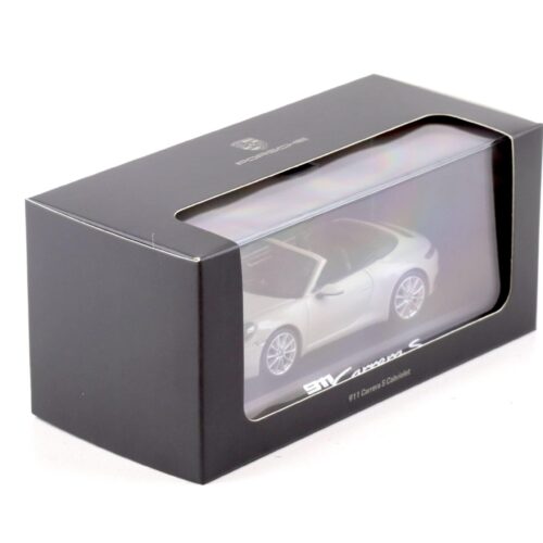 1:43 Minichamps Porsche 911 (992) Carrera S Cabriolet chalk/ black WAP DEALER