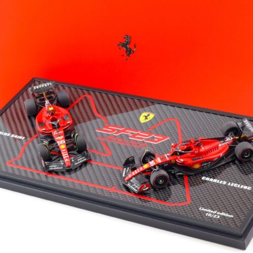 1:43 BBR Ferrari SF23 GP Bahrain 2023 Leclerc/ Sainz Set of two cars - Limited 23 pcs.