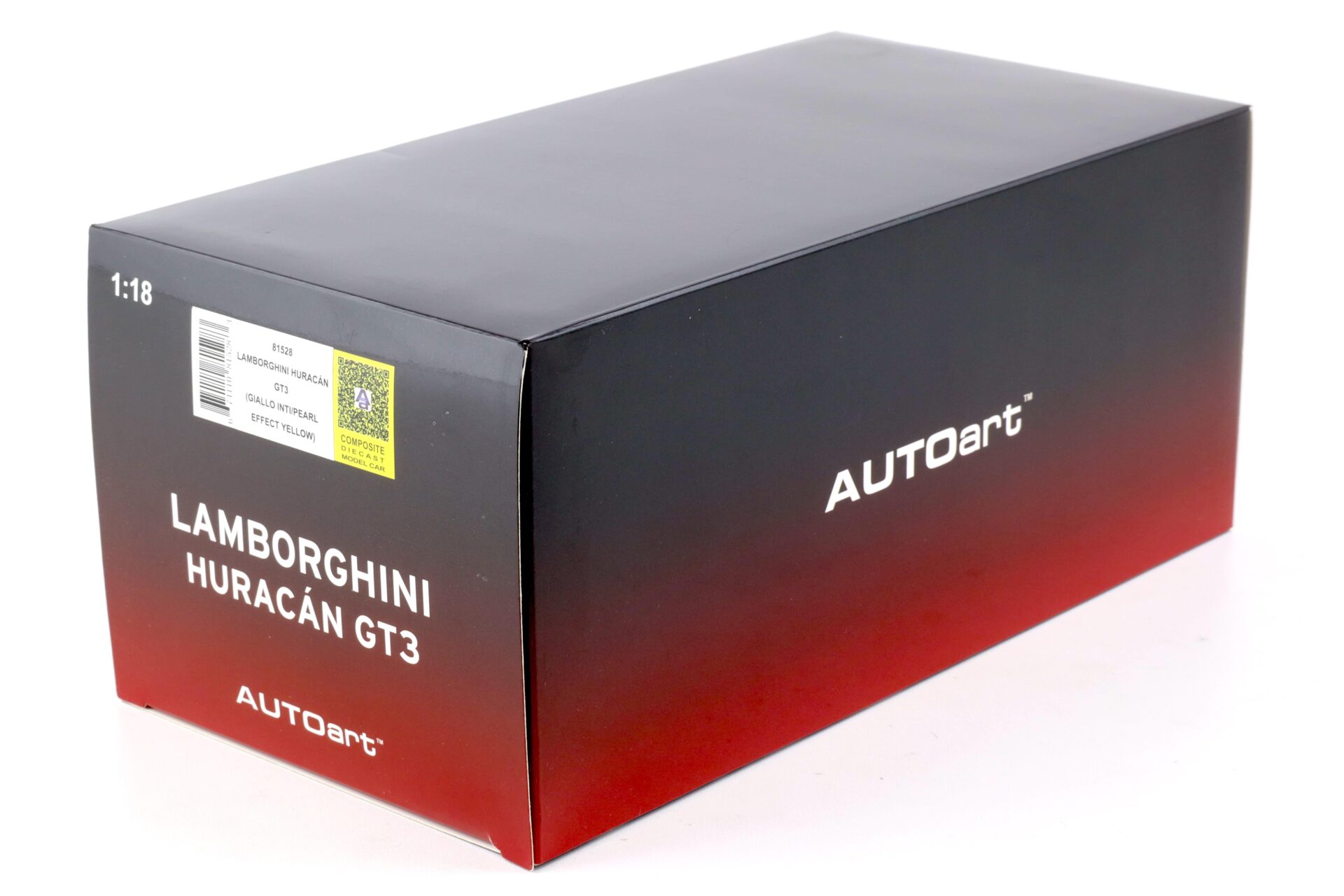 1:18 AUTOart Lamborghini Huracan GT3 Plain Body 2015 Giallo Inti/ pearl yellow