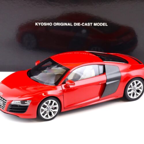 1:18 Kyosho Audi R8 5.2 FSI V10 Quattro Coupe brilliant red 09216R