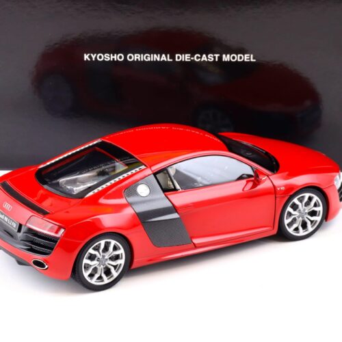 1:18 Kyosho Audi R8 5.2 FSI V10 Quattro Coupe brilliant red 09216R
